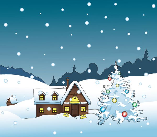  عکس برف و کریسمس