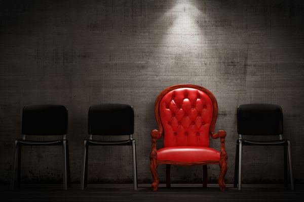 صندلی راحتی قرمز