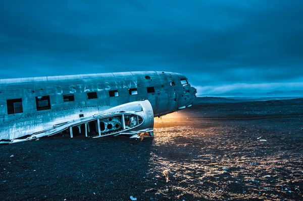 لاشه هواپیمای داکوتا ایسلند
