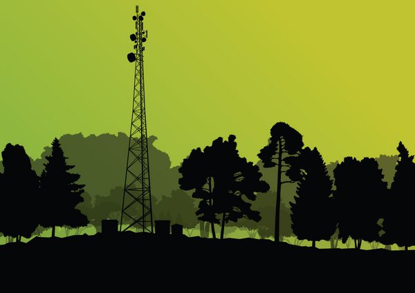 برج رادیویی ایستگاه پایه تلفن همراه مخابراتی با en