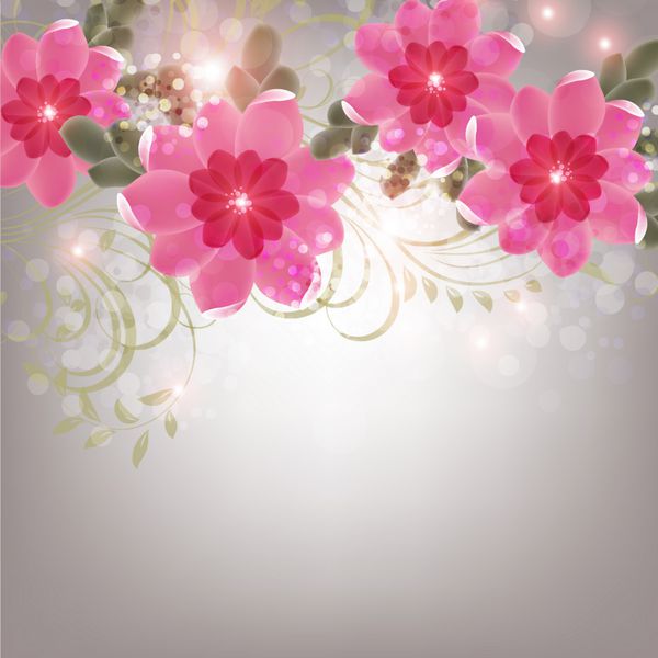 کارت عروسی یا دعوتنامه با پس زمینه گل انتزاعی کارت پستال تبریک با الگوی ظرافت وکتور گرانج یا رترو با گل رز تصویر گل گل سالگرد به سبک وینتیج