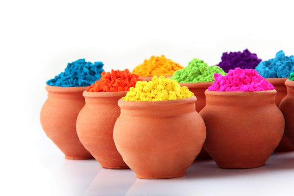 رنگ های جشنواره هولی هند