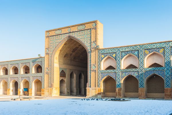 مسجد جامع اصفهان ایران این مسجد در سال 771 پیدا شد