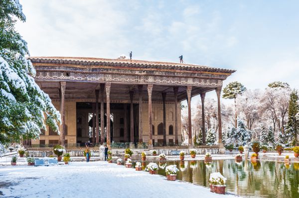 چهل ستون رفیق چهل ستون اصفهان ایران میراث جهانی یونسکو