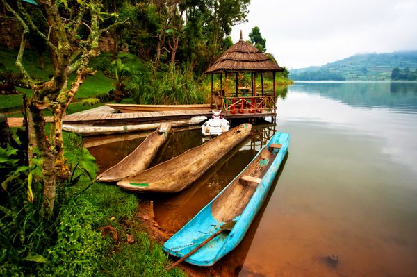 دریاچه بونیونی در اوگاندا آفریقا