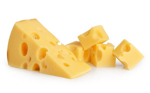 تکه پنیر جدا شده