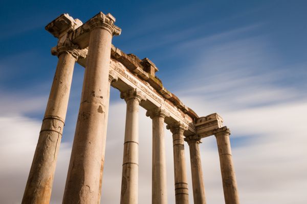 معبد زحل در فو رومانوم - نسخه طولانی مدت رم ایتالیا