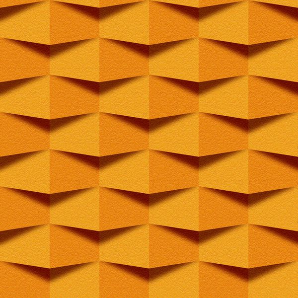 دیوار تزئینی انتزاعی - پانل های تزئینی سه بعدی - الگوی پانل دیوار - کاغذ دیواری طراحی داخلی - تکرار مداوم - رنگ تازه - بافت مرکبات - پوست پرتقال