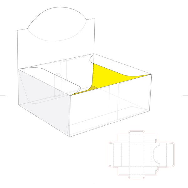 جعبه نمایش محصول با طرح طرح