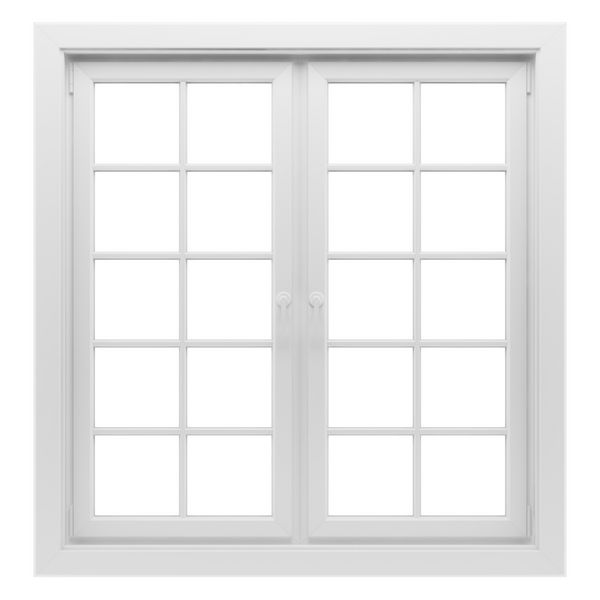 پنجره ایزوله شده روی پس زمینه سفید