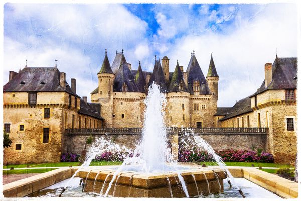 قلعه های زیبای فرانسه - jumilhac-le-grand تصویر هنری