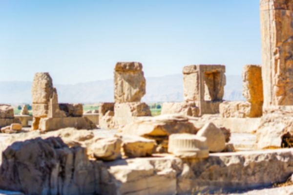  عکس تخت جمشید در زمان هخامنشیان