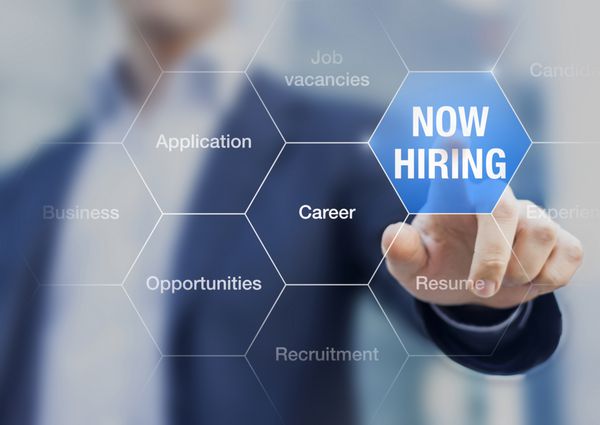 تبلیغات استخدام کننده برای مشاغل خالی جستجوی نامزدها برای استخدام برای فرصت های تجاری