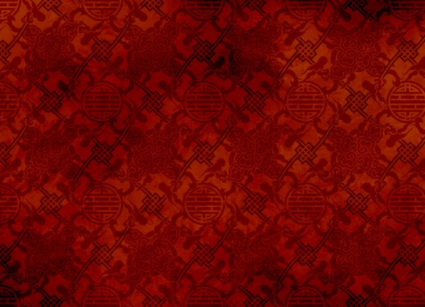 الگوی بافت قرمز چینی در فیلیگر برای پس زمینه یا کاغذ دیواری - صاف