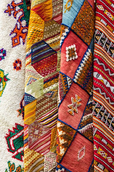 فرش در مراکش زیور آلات مراکشی شرقی
