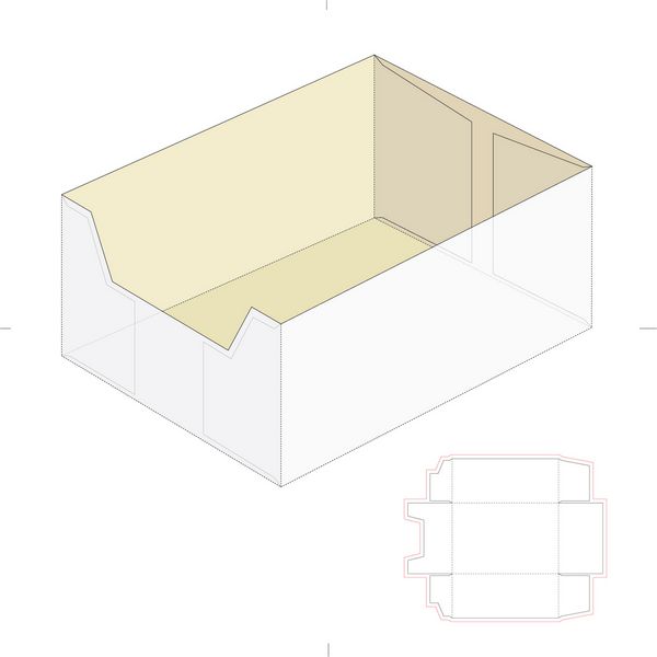 جعبه سینی کوچک با الگوی طرح