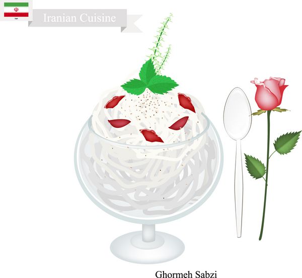 غذاهای ایرانی فالوده یا دسر سرد سنتی که از رشته پلو شربت آبلیمو و گلاب تهیه می شود یکی از محبوب ترین دسرهای ایران