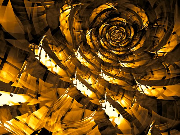 گل فراکتال انتزاعی - تصویر شطرنجی تولید شده توسط کامپیوتر هنر دیجیتال گل رز در سبک تکنولوژی بافت چهارخانه با جلوه های نور برای جلد کاغذ دیواری دسکتاپ طراحی وب