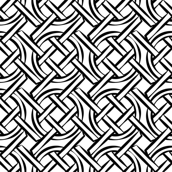 الگوی انتزاعی بدون درز هندسی الگوی سبک سیاه و سفید با دایره