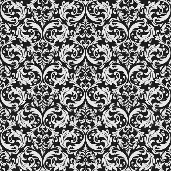 الگوی گلدار بدون درز کاغذ دیواری سلطنتی گل در زمینه خاکستری و سیاه الگوی مدرن گرافیکی