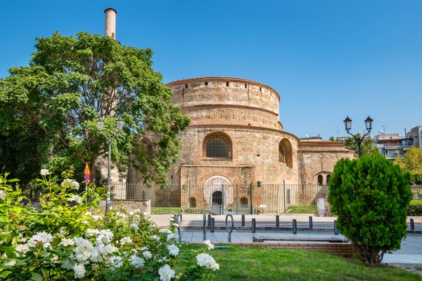 روتوندا گالریوس در حال حاضر کلیسای ارتدکس یونانی آگیوس جورجیوس تسالونیکی mdonia یونان