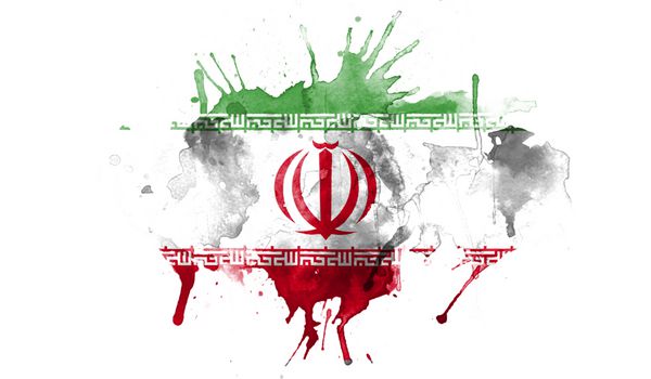 پرچم آبرنگ ایران