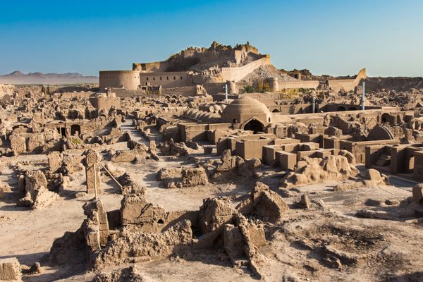 خرابه های باستانی ارگ ایرانی اسلامی در بم ارگ بم ایران