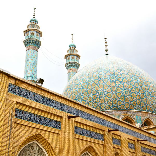 معماری قدیمی مناره مسجد عتیقه قدیمی معماری ایرانی