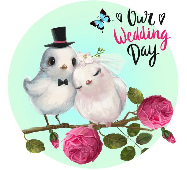 عروسی پرندگان بهار