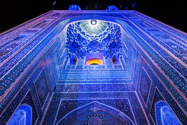یزد ایران - 21 اکتبر 2016 مسجد جامع شهر یزد