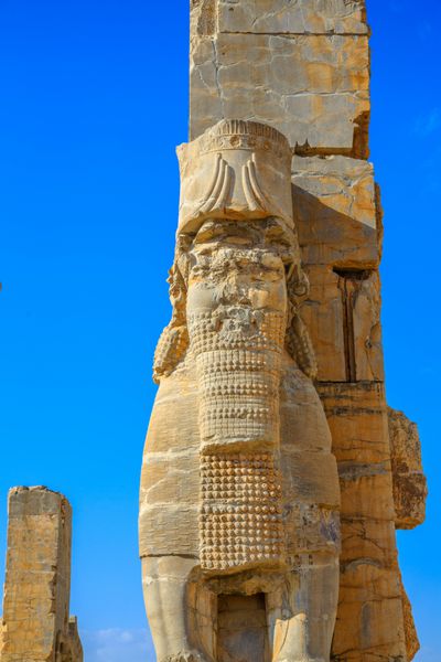  عکس تخت جمشید در زمان هخامنشیان