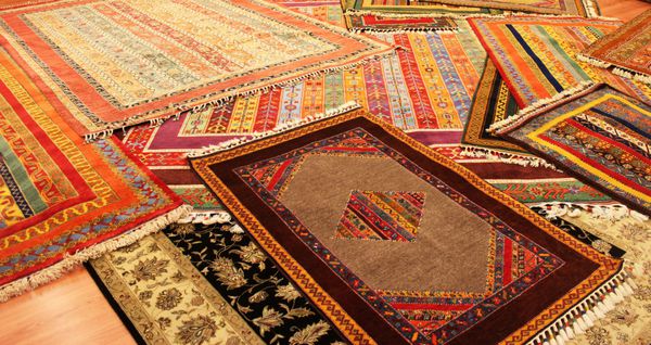 فرش های فرهنگ رنگارنگ پاکستان ایران هند