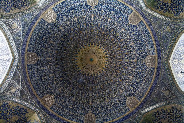 دکوراسیون یک مسجد اصفهان ایران