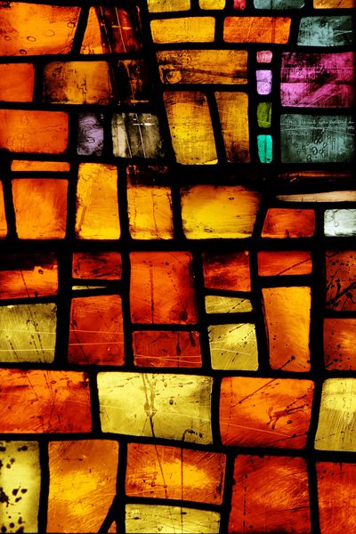 شیشه های رنگی کلیسای جامع منچستر