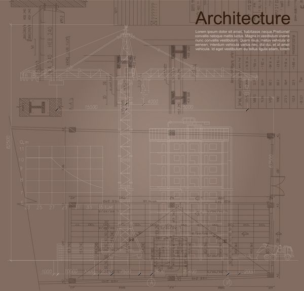 پس زمینه معماری بخشی از پروژه معماری پلان معماری پروژه فنی ترسیم حروف فنی معمار در حال کار برنامه ریزی معماری روی کاغذ نقشه ساخت و ساز