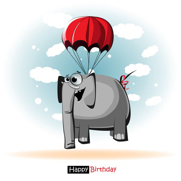 تولدت مبارک فیل لبخند
