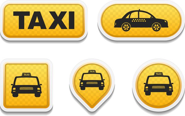 نمادها و دکمه های تاکسی