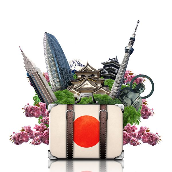 ژاپن نقاط دیدنی ژاپن سفر و چمدان قدیمی