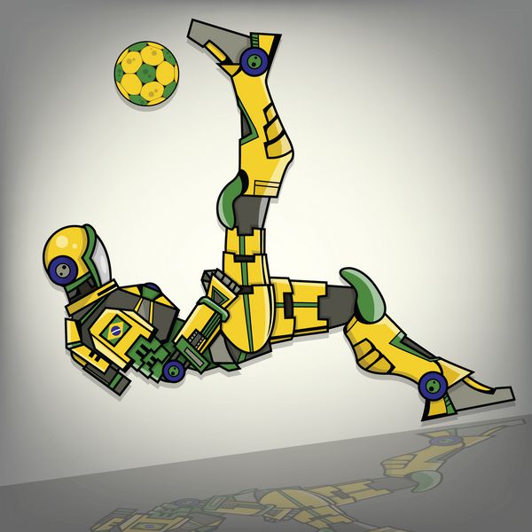 ربات فوتبال برزیل