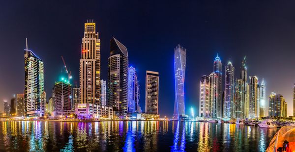 منظره شهری دبی مارینا امارات
