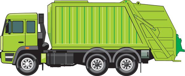 کامیون برای جمع آوری و حمل زباله
