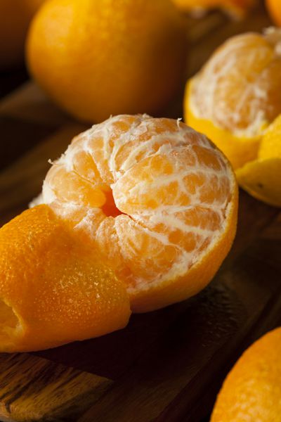 پرتقال ماندارین آلی خام تازه