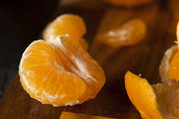 پرتقال ماندارین آلی خام تازه