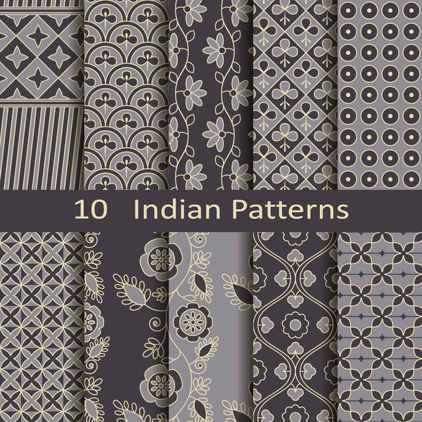 مجموعه ای از ده الگوی هندی