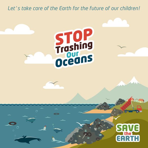 از سطل زباله اقیانوس های ما دست بردارید