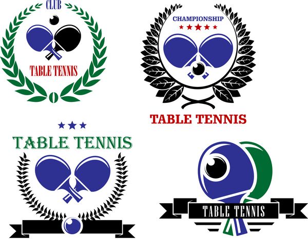 نمادها و نمادهای تنیس روی میز