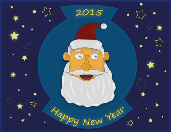 بابا نوئل سال نو 2015 را تبریک می گوید