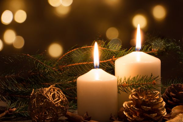 شمع و چراغ کریسمس