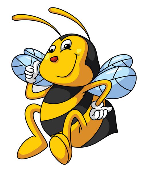کارتون خنده دار زنبور عسل