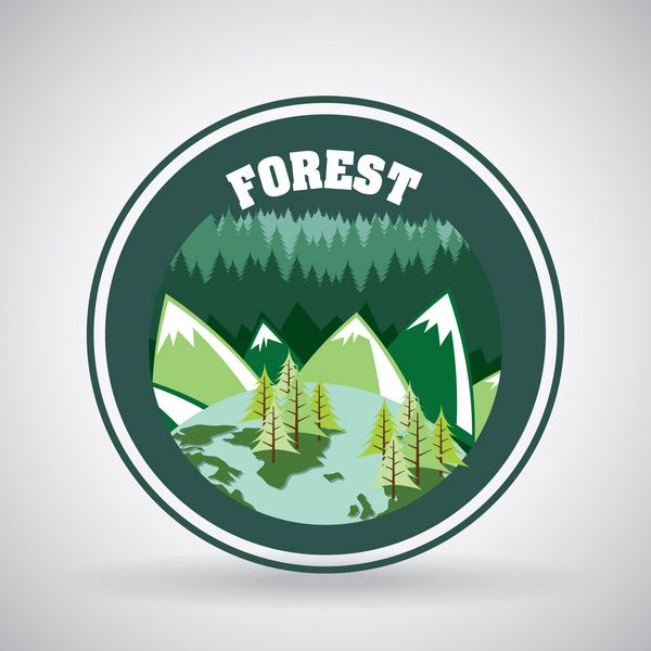 طراحی کمپینگ در جنگل